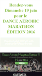 Mobile Screenshot of danceaerobicmarathon.be